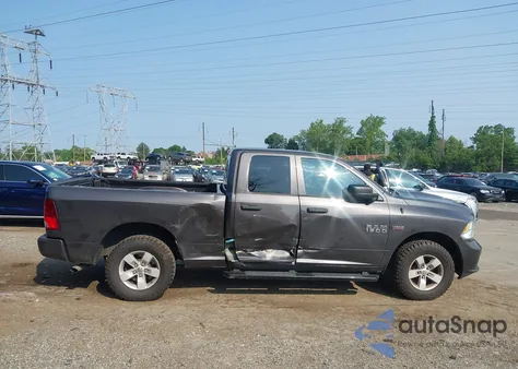 2018 Ram 1500 Express 4X4 6'4 Box from USA, damaged, VIN 1C6RR7FT3JS218244